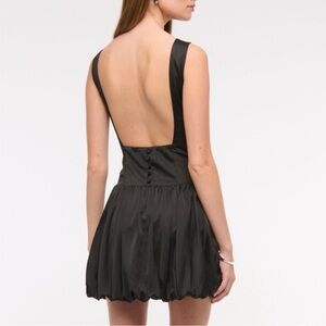 Abercrombie & Fitch Black Backless Dress